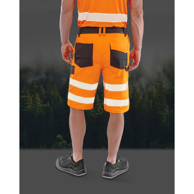 Safe-Guard recycled stretch safety shorts